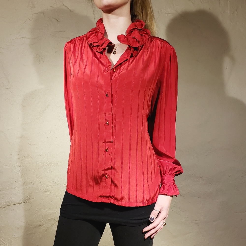 1960s "Gordon of Philadelphia" Secretary Blouse